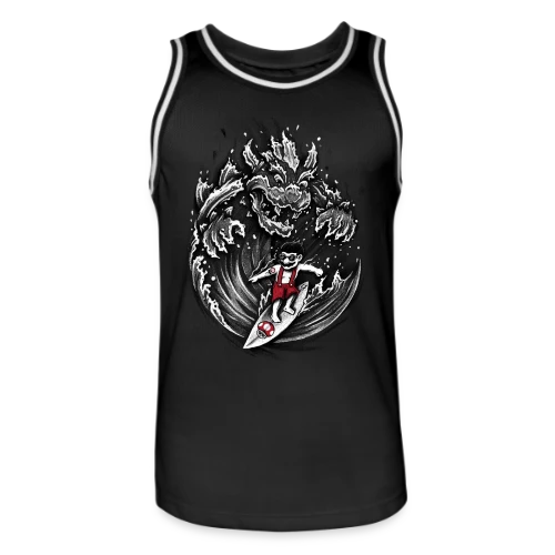 Mario, le Surfeur de Bowser - Maillot de basket Homme