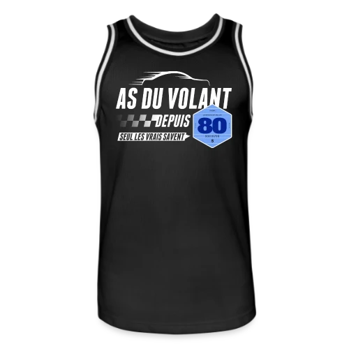 As du Volant depuis 1980 - T-Shirt Humoristique - Maillot de basket Homme