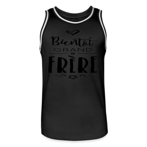 Bientôt Grand Frère - Maillot de basket Homme