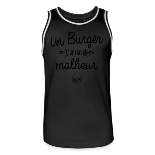 L'Empereur du Burger - Maillot de basket Homme