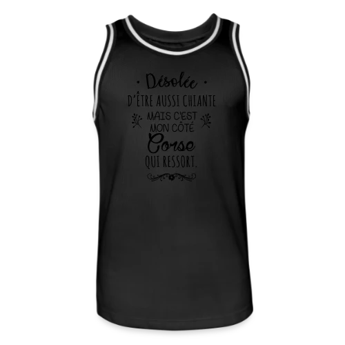 Mon Caractère Corse - Maillot de basket Homme