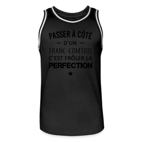 Franc-Comtois : Touchez la Perfection du Doigt - Maillot de basket Homme