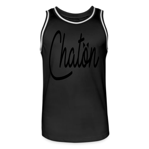Inscription Chaton Élégante - Maillot de basket Homme