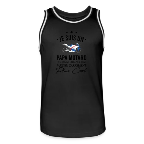 Super Papa Motard - Maillot de basket Homme