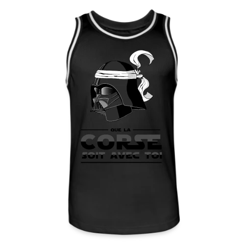 Dark Vador Corse Humour - Maillot de basket Homme