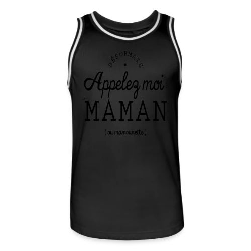 Bientôt Maman : Mon Nouveau Titre - Maillot de basket Homme