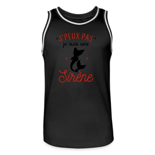 J'peux pas, je suis une sirène - Maillot de basket Homme