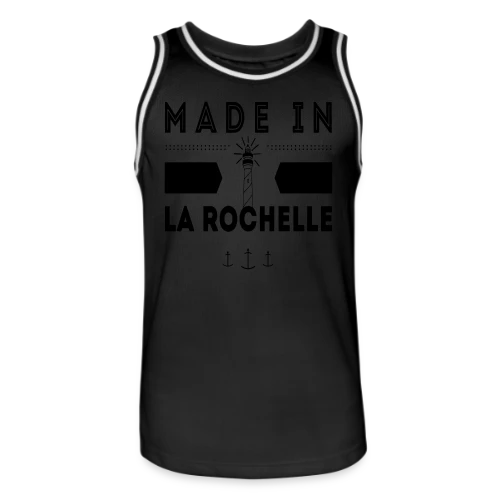 Né(e) à La Rochelle : L'Esprit Rochelais - Maillot de basket Homme