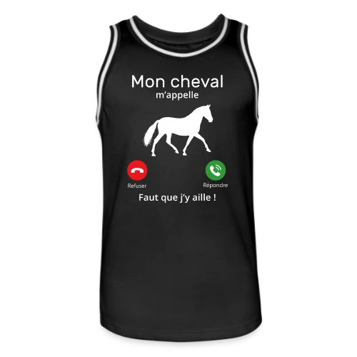 Mon Cheval M'appelle - Maillot de basket Homme