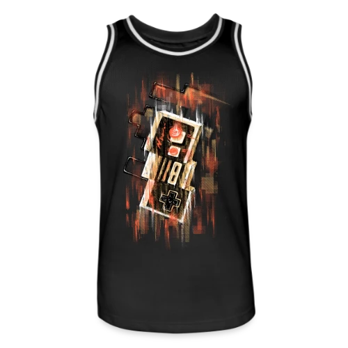 Manette Rétro Floue NES - Maillot de basket Homme