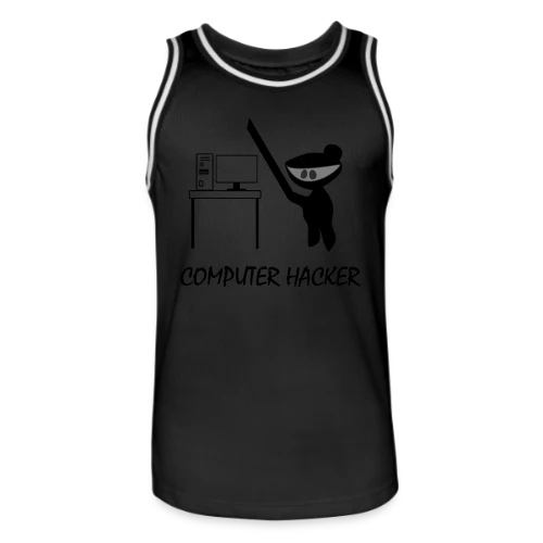 Codeur Ninja | Humour Hacker - Maillot de basket Homme