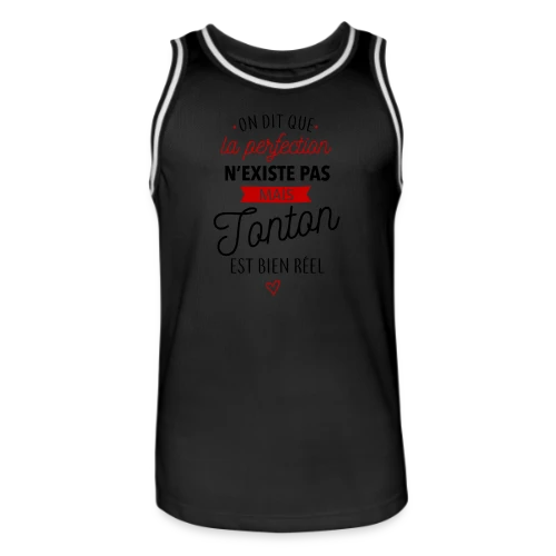 T-shirt Tonton 'La Perfection est Réelle !' - Maillot de basket Homme