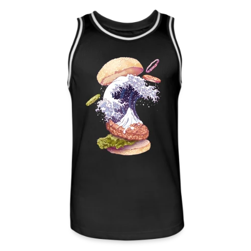 La Vague Gourmande de Kanagawa - Maillot de basket Homme