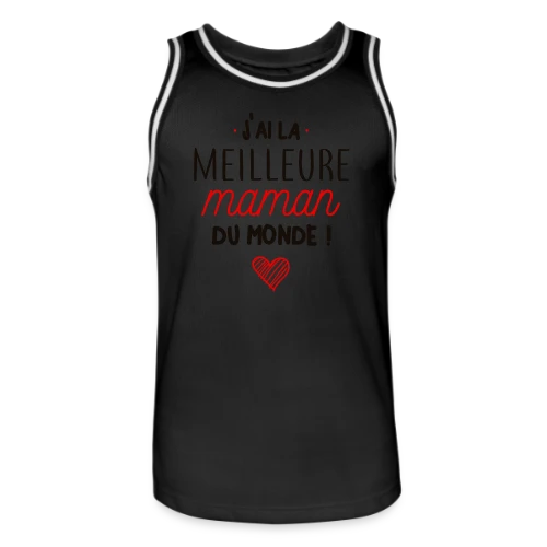 T-shirt La Meilleure Maman du Monde - Maillot de basket Homme