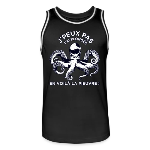 J'peux pas J'ai Plongée ! | T-Shirt Passion Sous-Marine - Maillot de basket Homme