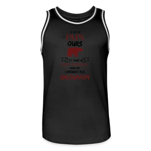 T-shirt Papa Ours Grognon - Maillot de basket Homme