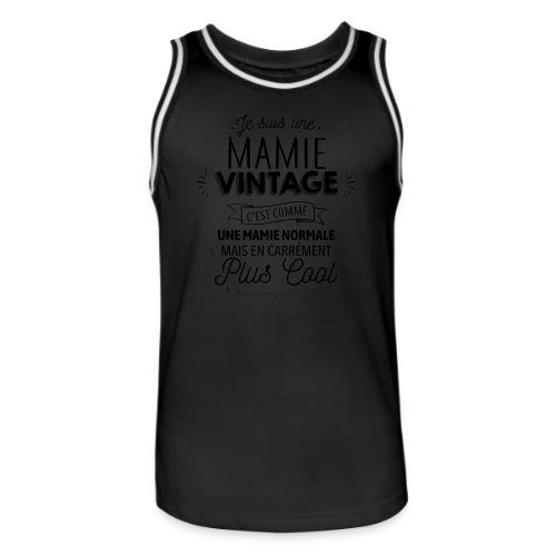 Mamie Vintage, Carrément Plus Cool - Maillot de basket Homme