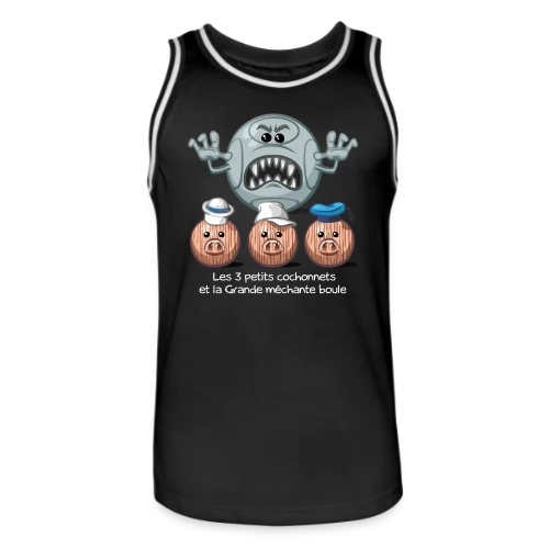 Les 3 petits cochons - Maillot de basket Homme