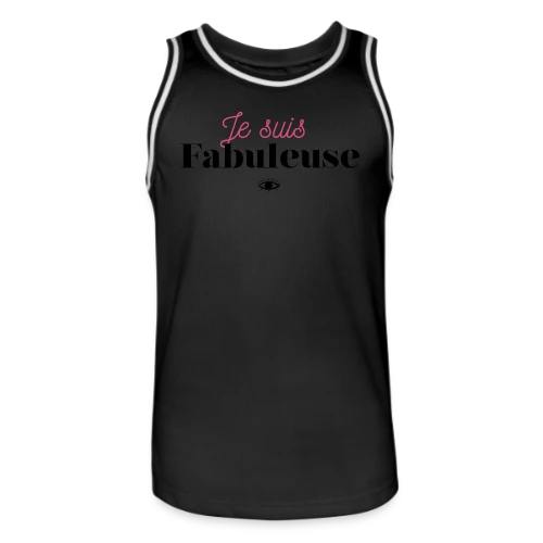 T-shirt "Je suis fabuleuse" - Affirmez votre éclat - Maillot de basket Homme