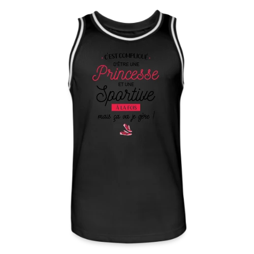 Princesse Sportive : Je Gère ! - Maillot de basket Homme