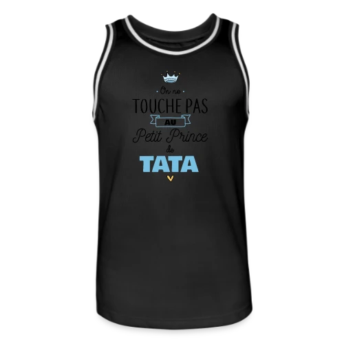T-shirt "Mon Petit Prince de Tata" : Amour Infini - Maillot de basket Homme