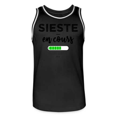 Sieste en cours, ne pas déranger ! - Maillot de basket Homme