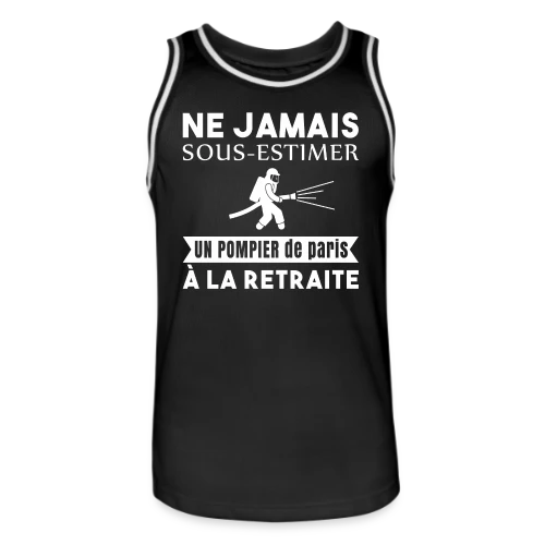 Pompier de Paris Retraité - Maillot de basket Homme
