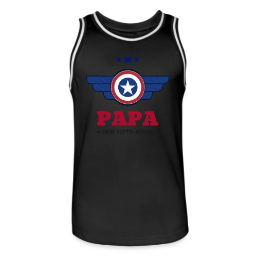 T-shirt Super Papa Héros - Maillot de basket Homme