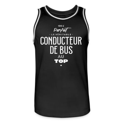 Le Chauffeur de Bus au Top - Maillot de basket Homme