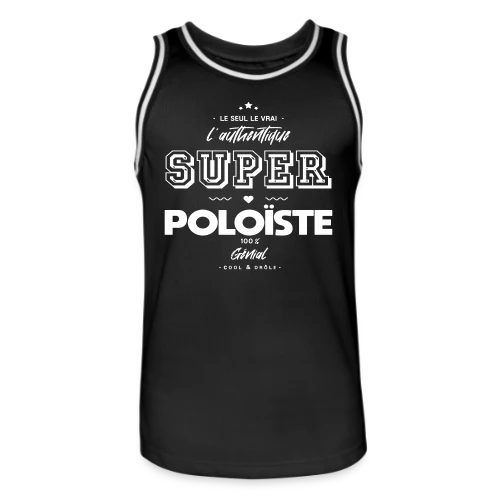 Super Poloïste Authentique : Le T-shirt Humour Water-Polo - Maillot de basket Homme