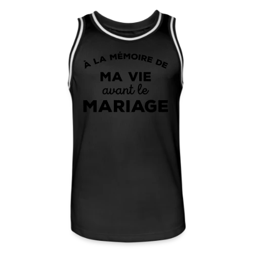 Adieu Vie de Célibataire - Maillot de basket Homme