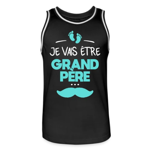 T-shirt 'Je Vais Être Grand-Père' - Annonce Fierté Bébé - Maillot de basket Homme