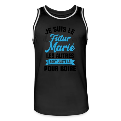 Futur Marié Humour EVG - Maillot de basket Homme
