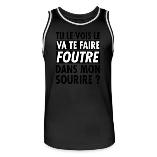L'?il Qui Dit Tout : "Va te faire foutre ?" - Maillot de basket Homme