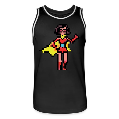 Super-Héroïne Rétro Mag - Maillot de basket Homme
