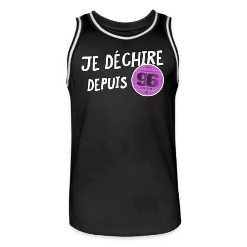 T-shirt Je déchire depuis 1996 - Anniversaire Fun & Vintage - Maillot de basket Homme
