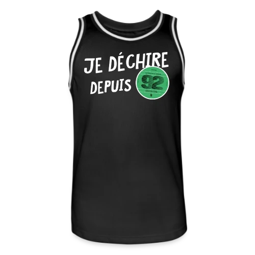 T-shirt Anniversaire 1992 'Je Dékire' - Vignette Automobile Rétro - Maillot de basket Homme