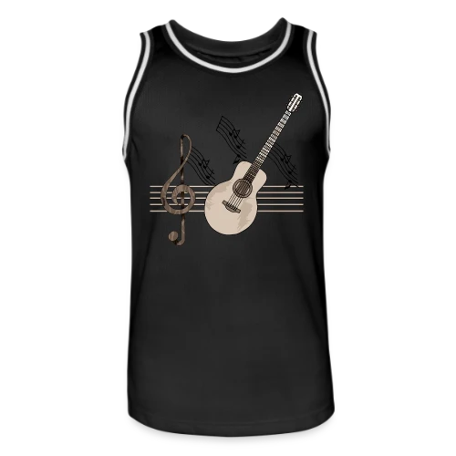 Guitare Passion Musique - Maillot de basket Homme