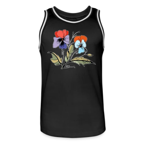 Éclat Floral - Maillot de basket Homme
