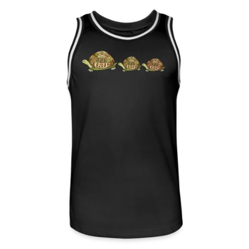 Design Tortue Aquatique - Maillot de basket Homme