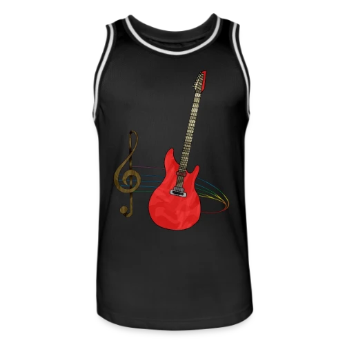 T-shirt Guitare Passion - Maillot de basket Homme