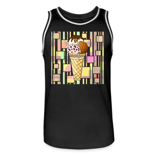 Plaisir Glacé Gourmand - Maillot de basket Homme