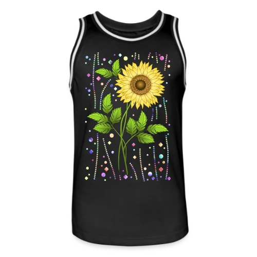 Éclat Floral - Maillot de basket Homme