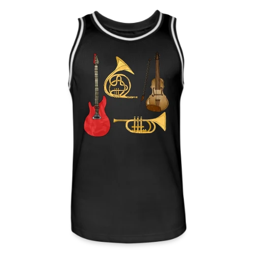 Passion Musique & Instruments - Maillot de basket Homme
