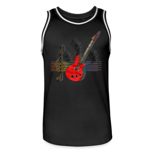 Passion Guitare - Maillot de basket Homme