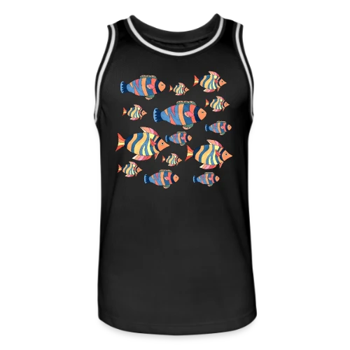 Passion Pêche : L'Esprit du Poisson - Maillot de basket Homme