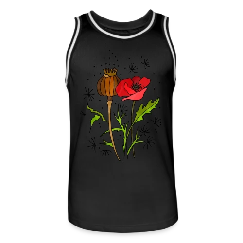 Éclat Floral - Maillot de basket Homme
