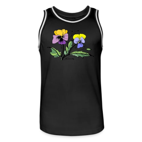 Éclat Floral - Maillot de basket Homme