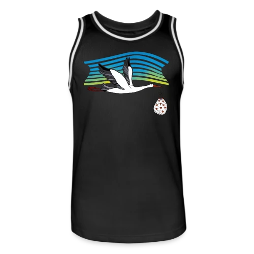 Cigogne Majestueuse - Maillot de basket Homme