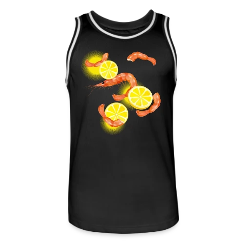 Crevettes et Citron Frais - Maillot de basket Homme